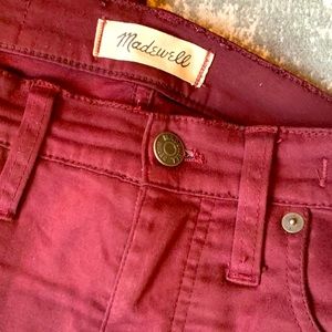 High rise skinny jeans from Madewell